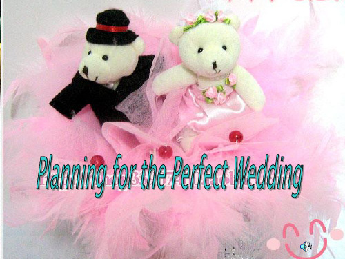 牛津上海英语高三第一学期Unit 3 Planning for the Perfect Weddin