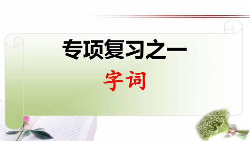 部编版语文三年级上册期末专项复习之一 字词 习题课件(含答案)(15张PPT)