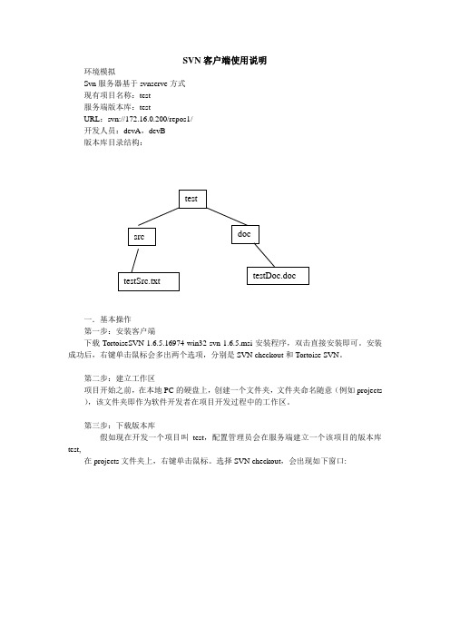 svn客户端使用说明