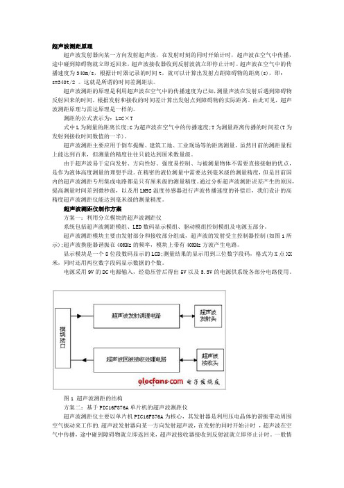 超声波测距原理