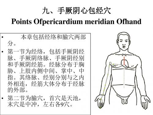 手厥阴心包经穴