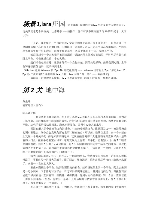 古墓丽影8攻略