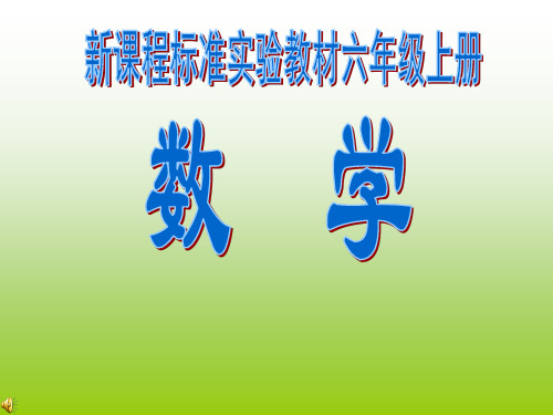 人教新课标六年级数学上册百分数的意义课件共16页