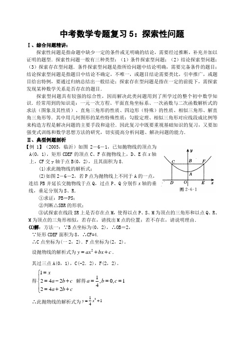 探索性问题