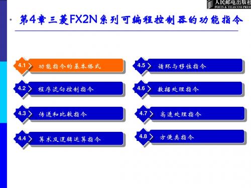 第4章三菱FX2N系列可编程控制器的功能指令