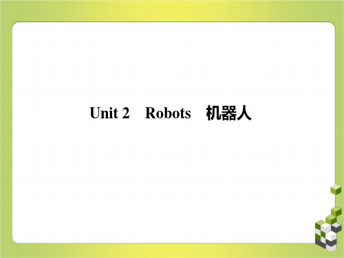 优秀英语课件 Robots机器人