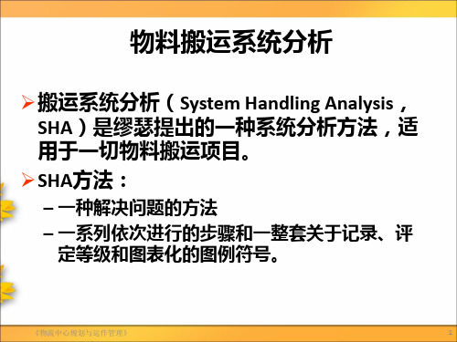 物料搬运系统分析