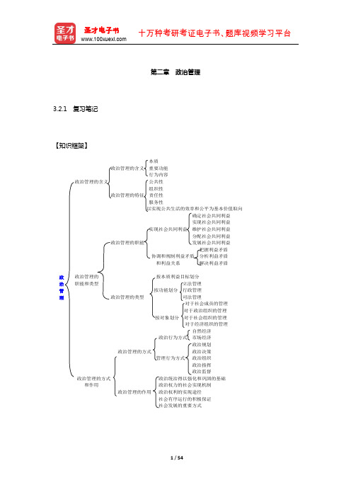 王浦劬《政治学基础》 笔记和考研真题详解 (政治管理)【圣才出品】