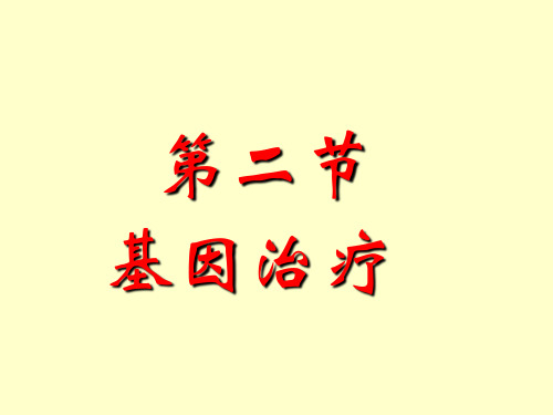 基因治疗