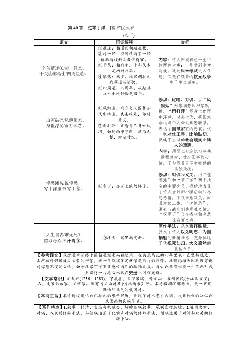 中考语文专题五古诗词歌鉴赏 (7)