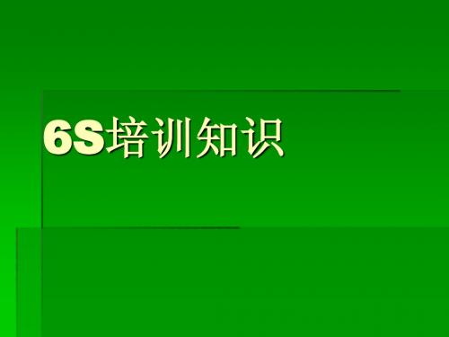 6S讲义
