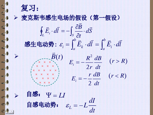 厦门大学 大学物理B 第08章 变化的电磁场(3)