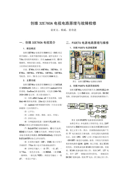 创维32E760A电视电路原理与故障检修.pdf