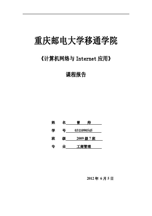 网络病毒的危害及防治