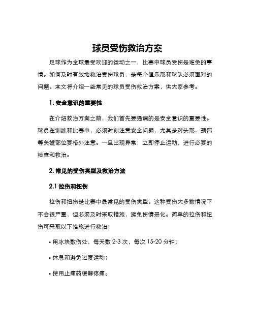 球员受伤救治方案