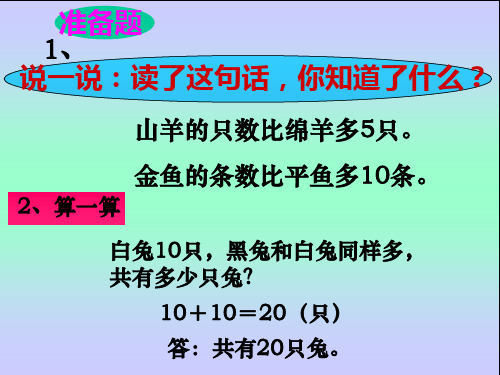 含有两个已知条件的两步计算应用题PPT课件