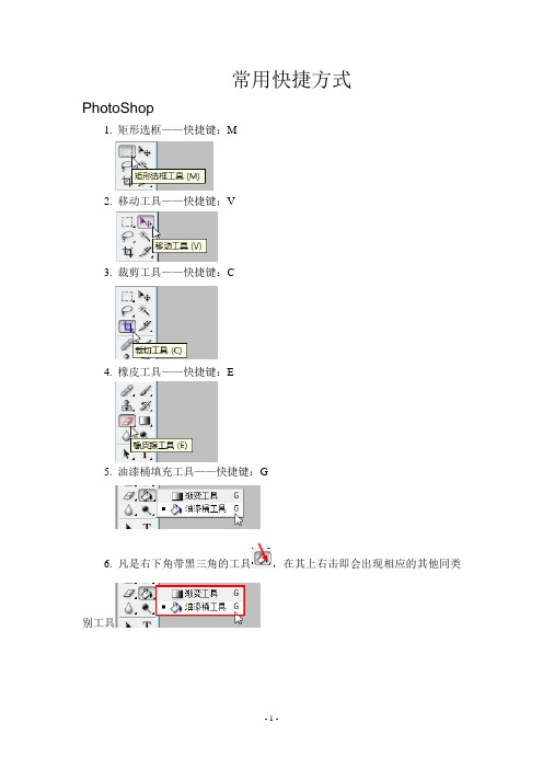 计算机常用快捷方式