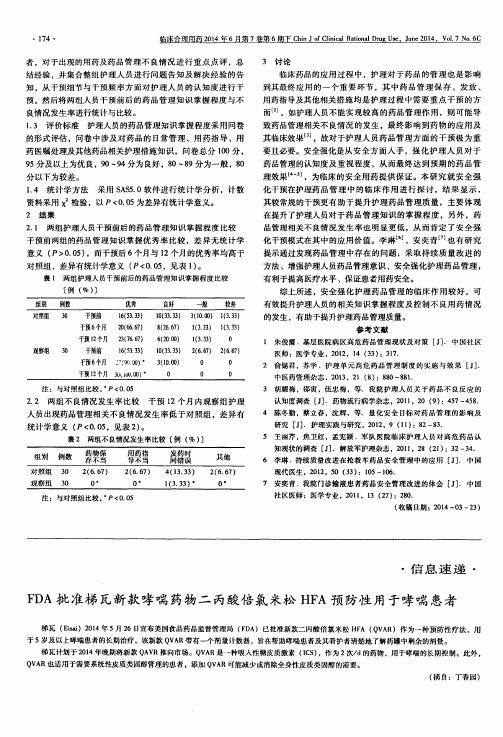 FDA批准梯瓦新款哮喘药物二丙酸倍氯米松HFA预防性用于哮喘患者