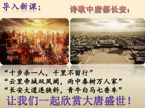 人教版七年级历史下册 第3课 盛唐气象 课件