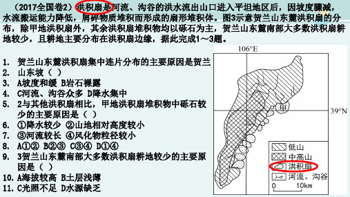 流水沉积地貌——以山麓冲积扇为例-完整版PPT课件