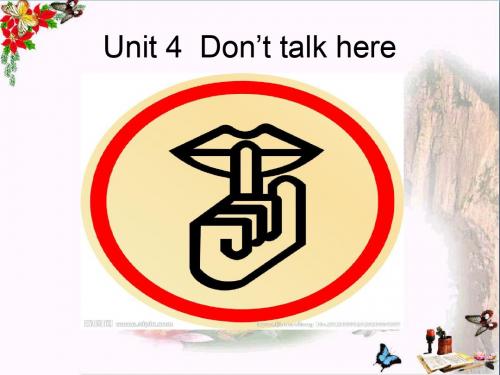 五年级英语下册Unit4《Don’ttalkhere》 精选教学PPT课件5(新版)湘少版