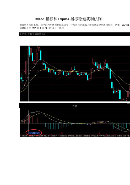 Macd指标和Expma指标稳健获利法则—通俗易懂篇