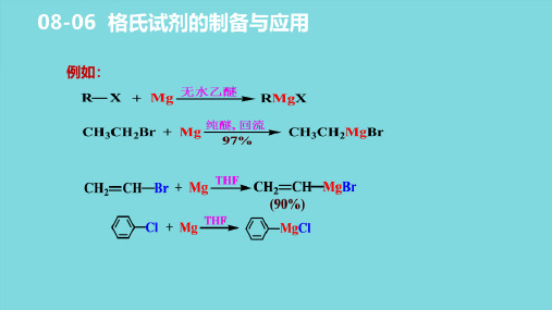 格氏试剂的制备与应用