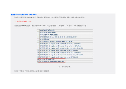 TP-LINK拨号上网不成功