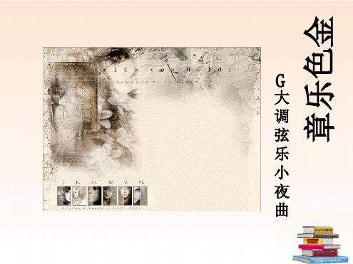 人音版八年级音乐下册公开课课件2G大调弦乐小夜曲课件3