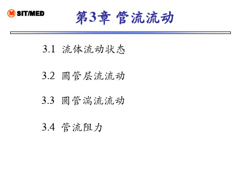 3层流和紊流流动解读