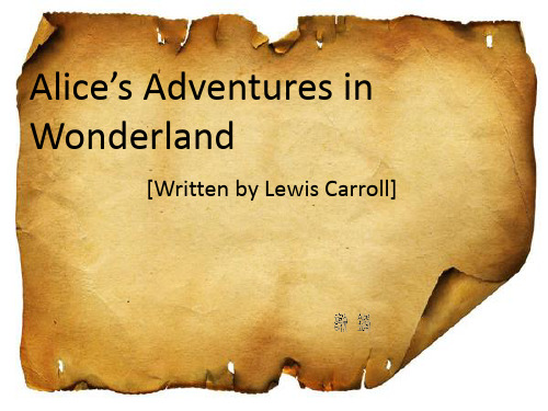 Alice's Adventure in Wonderland