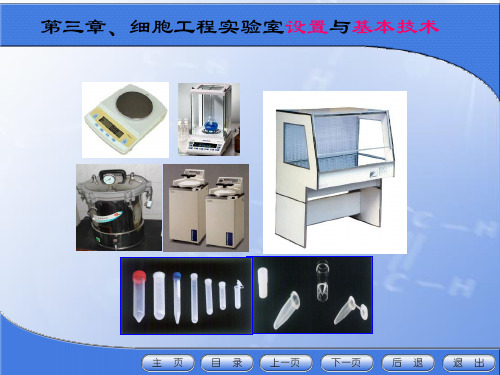 细胞工程第三章 细胞工程实验室设置与基本技术