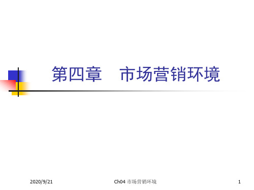 市场营销环境分析.ppt