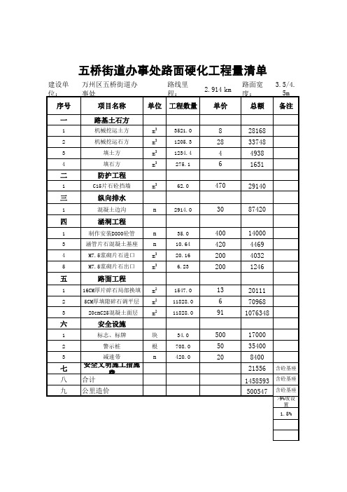 建设项目信息