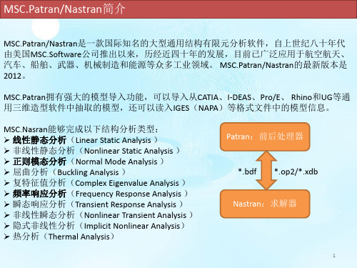 MSCPatranamp;Nastran入门讲座