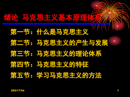 马克思主义基本原理概论各章知识点PPT课件