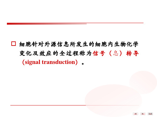 15.第15章细胞信号转导11级临床医学