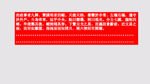 拟杨盈川浑天赋原文概述赏析第七部分【清代】朱一新骈体文