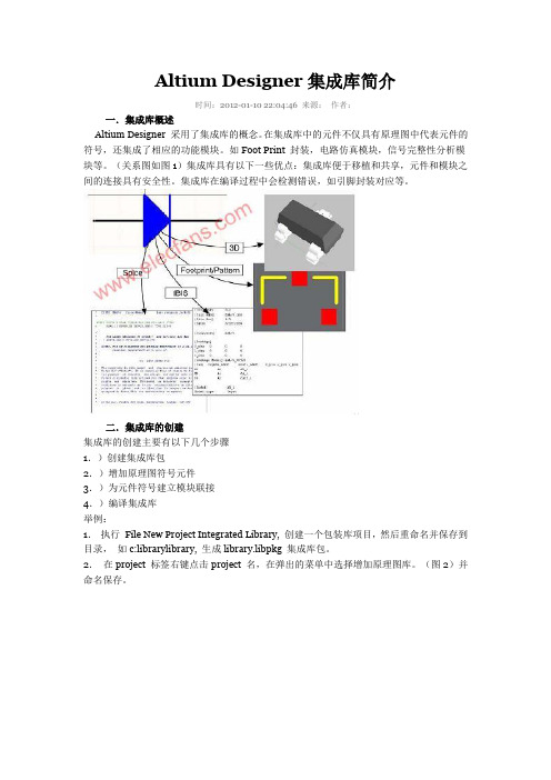 AD集成库简介