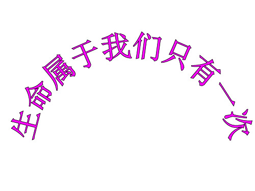 七年级政治生命属于我们只有一次2(中学课件201910)