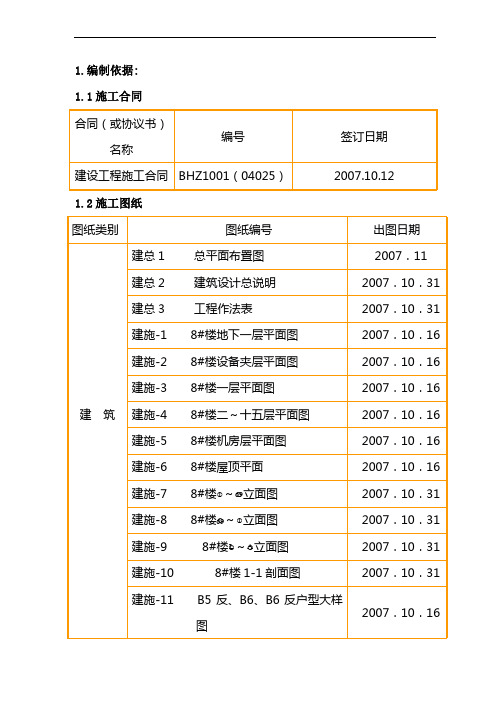 14#楼施工组织设计