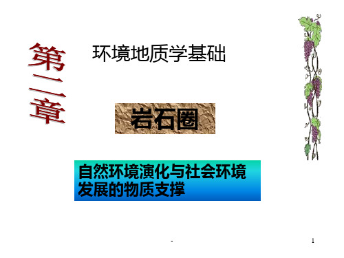 2-环境地质学基础PPT课件