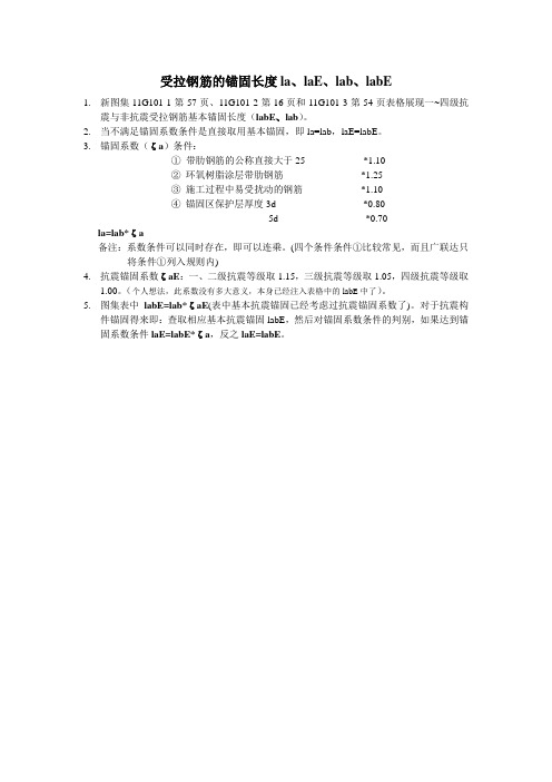 11G101-13中的la、laE、lab、labE小解