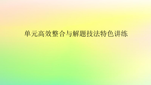 高中历史第三单元人口迁徙文化交融与认同单元高效整合课件部编版选择性必修3