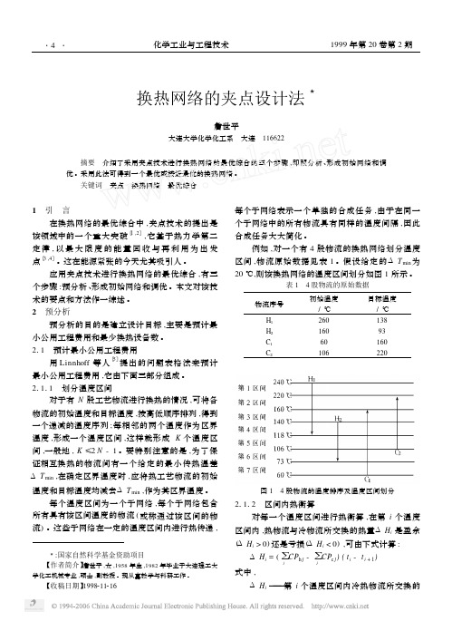 换热网络的夹点设计法