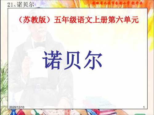 《诺贝尔》PPT教学课件