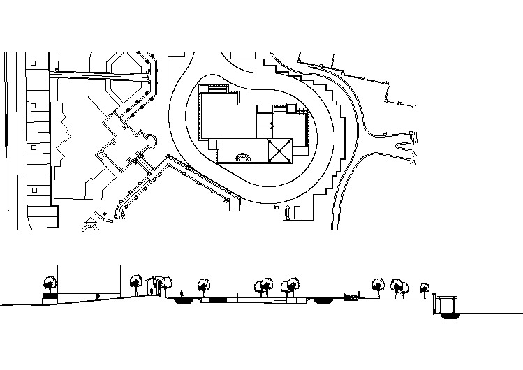 【设计图纸】景点景观竖向设计施工图002(精选CAD图例)