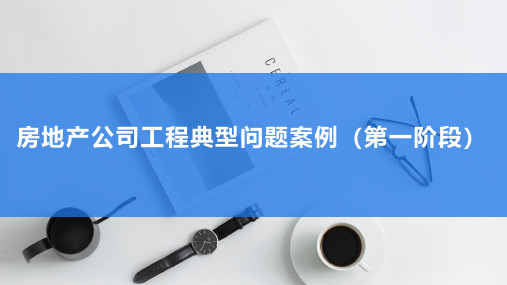 房地产公司工程典型问题案例集(第一阶段)