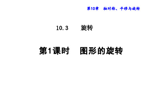 华东师大版七年级下册10.图形的旋转课件(共14张)