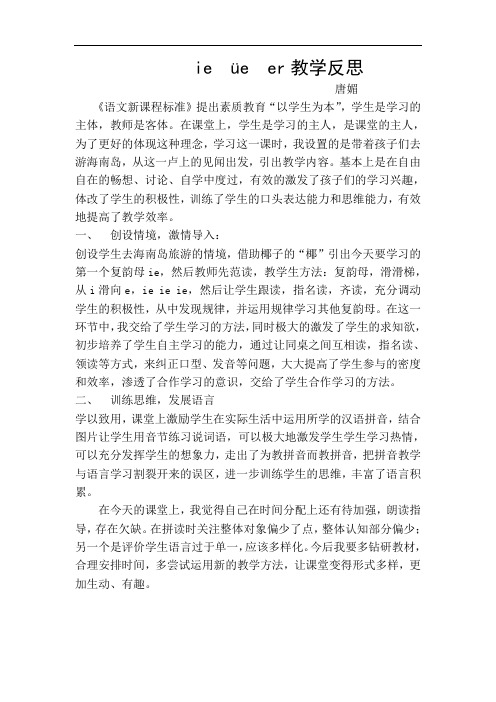 ie üe er教学反思
